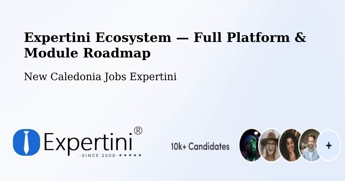 Expertini Ecosystem — Full Platform & Module Roadmap – Baco
