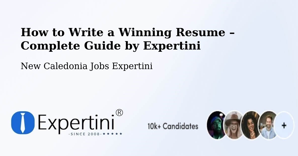 Resume Writing Guide for Job Seekers – Baco - Baco, New Caledonia Jobs Expertini